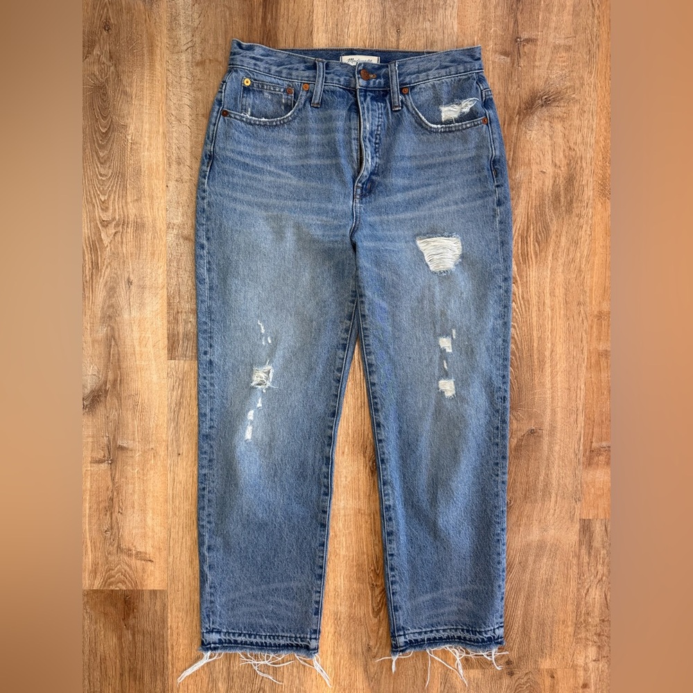 Madewell Classic Straight Leg Jeans - Blue